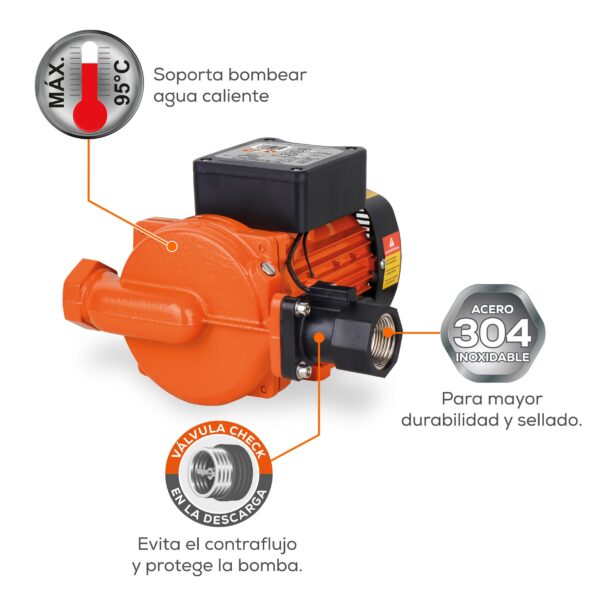 Presurizador Evans 0.54 HP - 4 a 5 servicios - Image 2