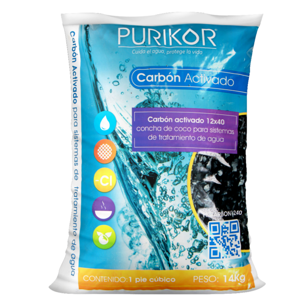 Carbón Activado Purikor Concha de Coco