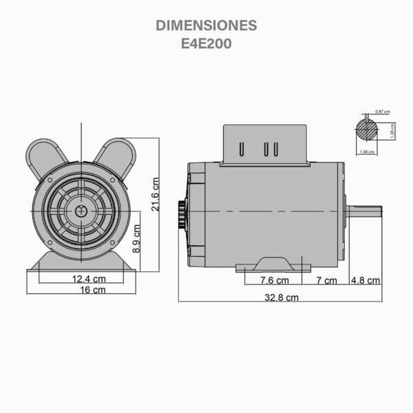 Motor de Uso General Evans 2 HP - Image 3
