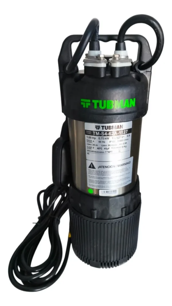 Bomba Sumergible Tubman 1 hp - Image 2