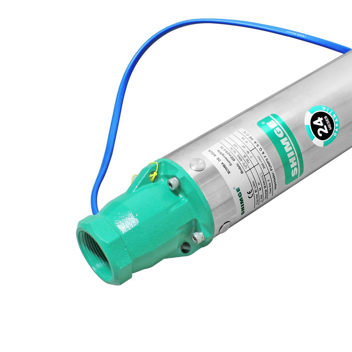 Bomba Sumergible Shimge Tipo Bala 1.0 HP - Image 2